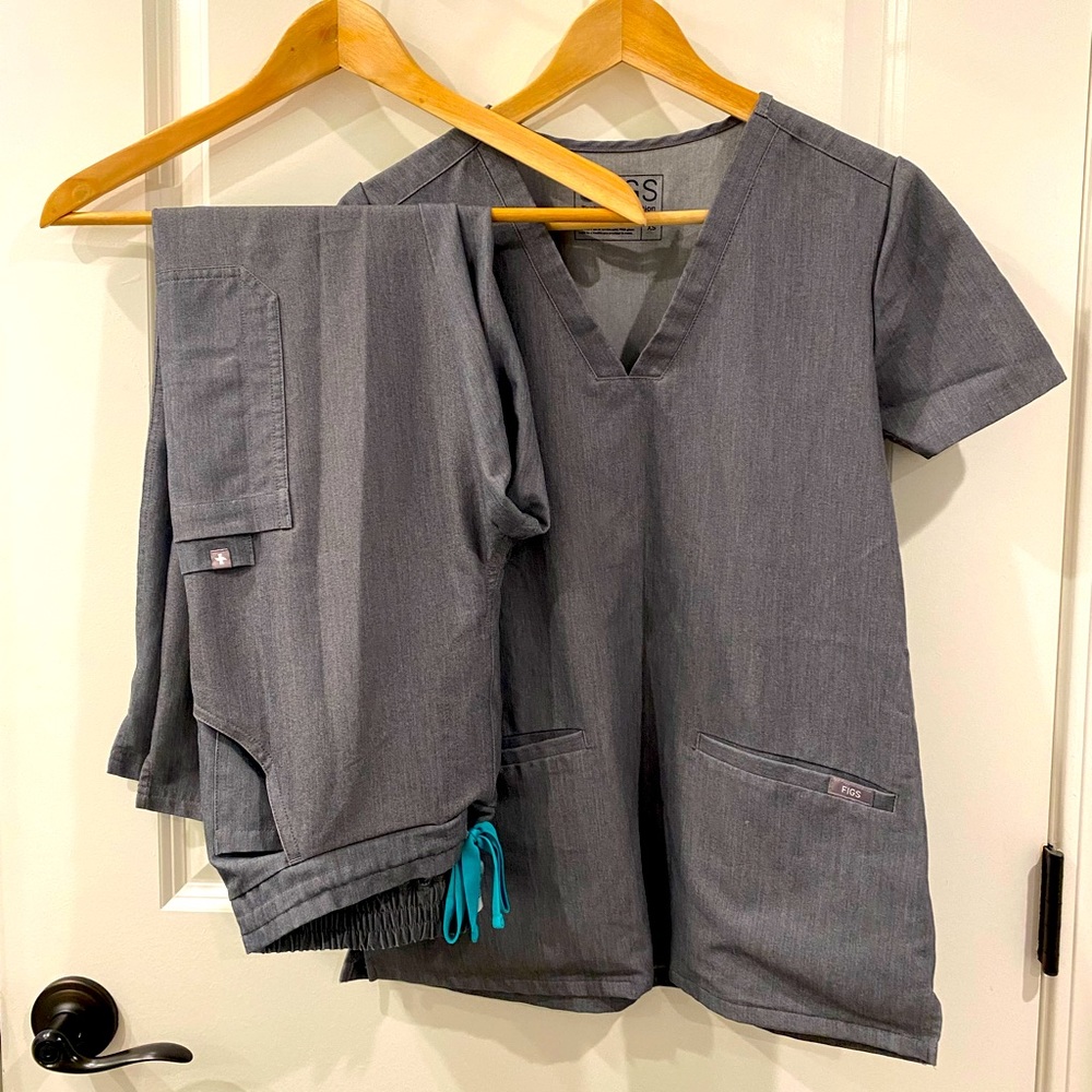 Figs Scrub Set Yola Skinny Pants and Casma Top